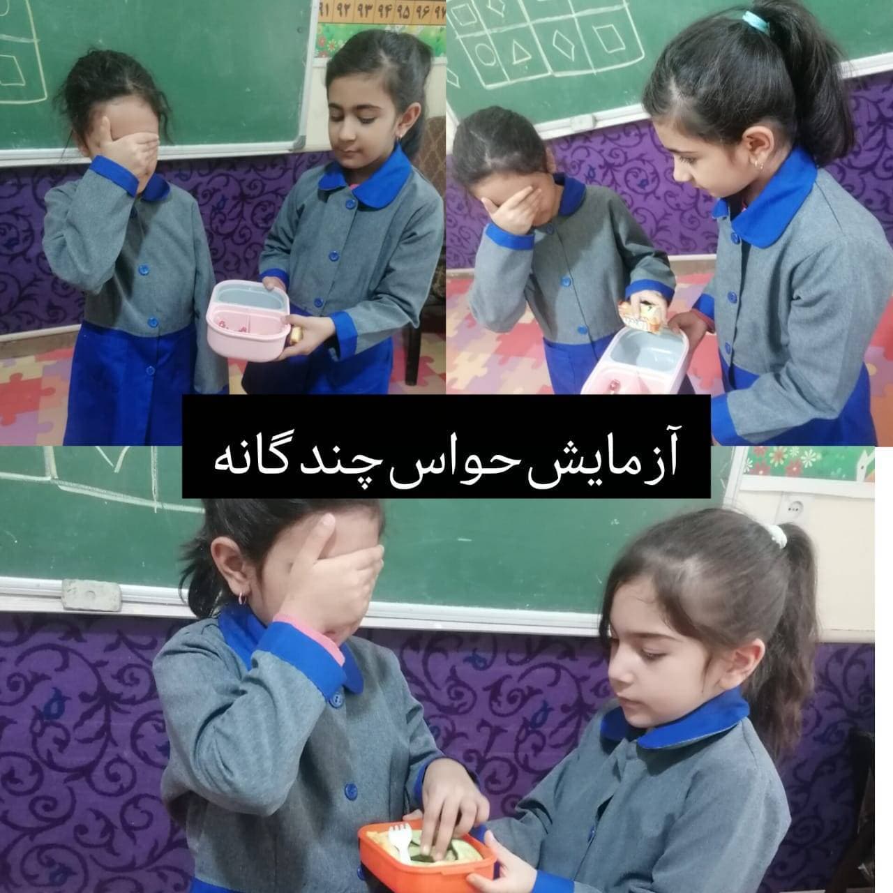 آزمایش کلاس اول حواس چند گانه